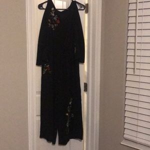 Sz M Gibson Latimer wideleg culotte jumpsuit